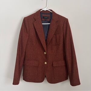 J. Crew Shrunken-fit blazer in wool bouclé